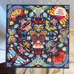 Kaleido-Butterflies 500 Piece Puzzle - Multicolor - mudpuppy